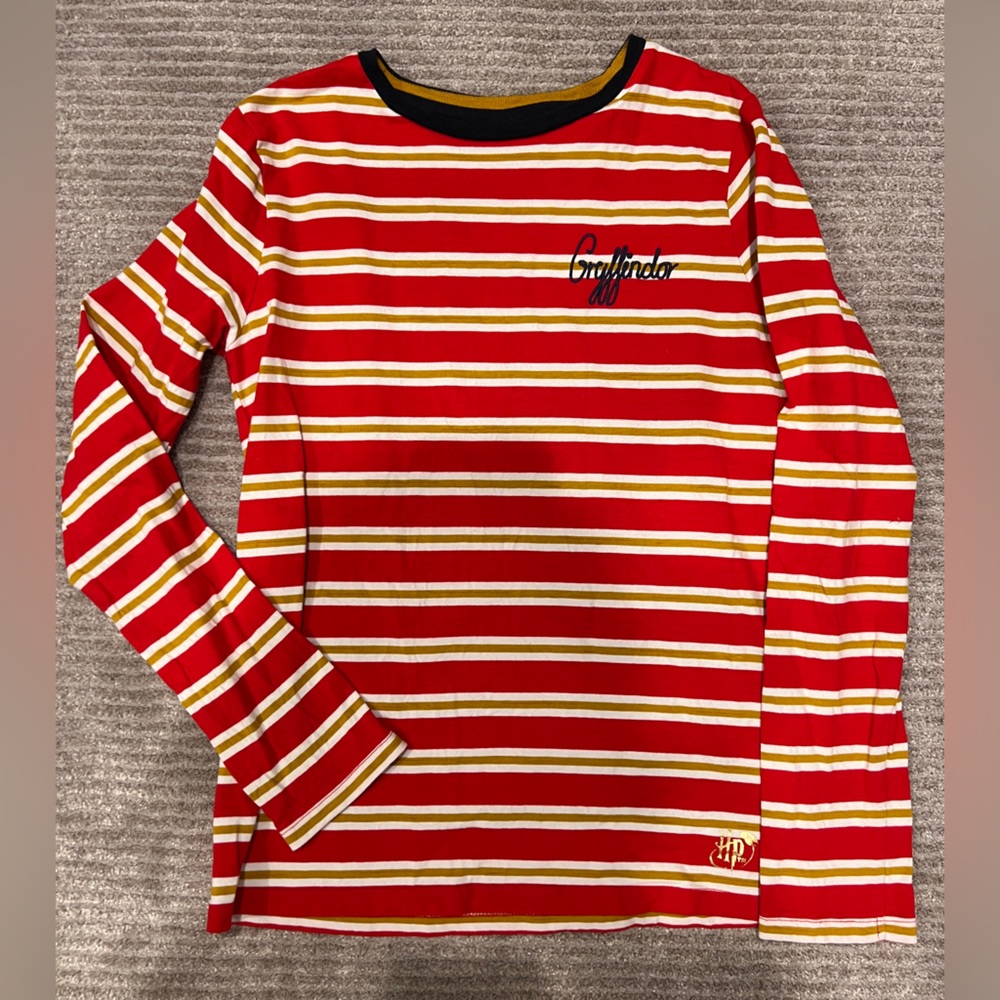 Mini Boden Harry Potter Greffindor embroidered shirt